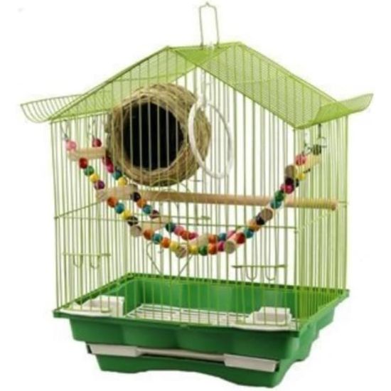 Cage d'Angle Perroquet KING'S CAGES - Modèle 509 Cuivre