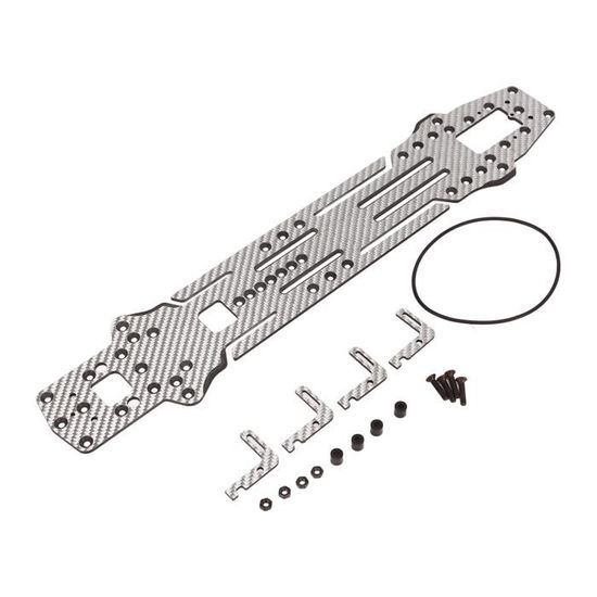 Châssis En Fibre De Carbone SnJ MAX RIP SHIFT Pour XMODS Gen 1 - Améliore Vos Voitures RC 1/24, 1/28