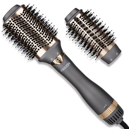 TD® brosse soufflante ronde seche cheveux brushing 2 en 1 professionne –
