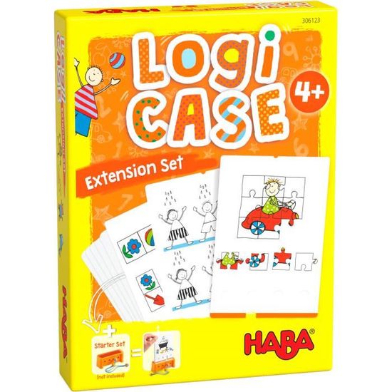 HABA - LogiCASE Extension "Vie Quotidienne" - Jeu d'Énigmes pour Réflexion Logique et Concentration - Enfants 4 ans et +
