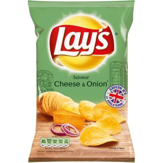 Chips cheese onions 120g LAYS Cdiscount