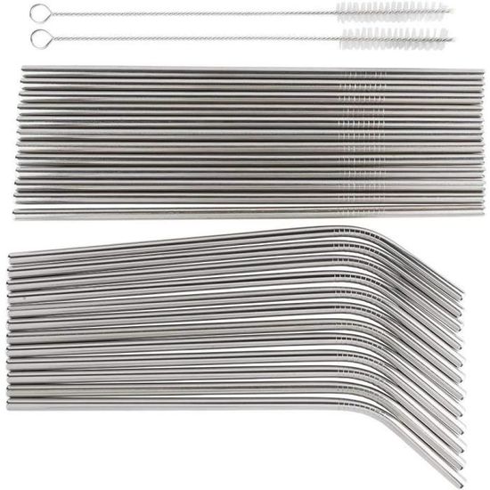 Brosse à Paille En Silicone Extra-Longue – Nettoyez Facilement Vos Pailles Réutilisables !