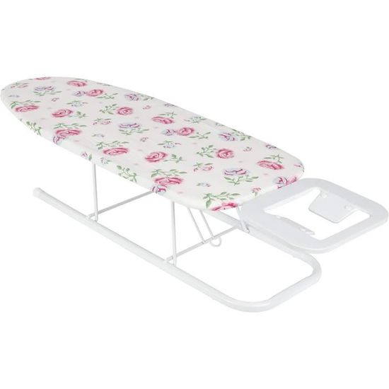 Planche à Repasser De Table Beldray - Pliable Et Compacte (73x31 Cm) - Housse Coton Ikat - Parfaite Pour Voyager