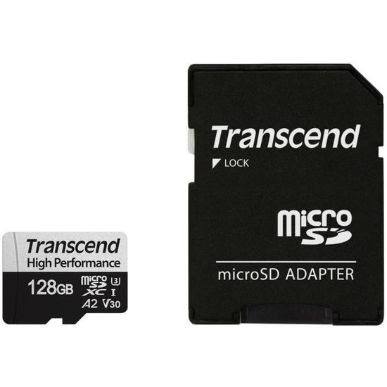 Carte mémoire Transcend 330S 128 Go MicroSDXC Classe 2 UHS-I