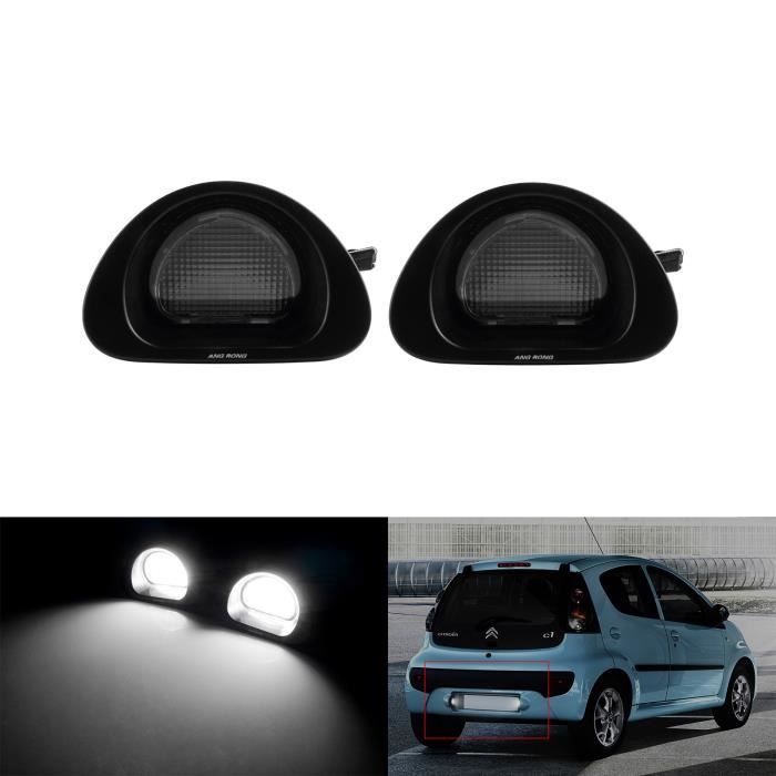 Feux Eclairage de plaque LED Xenon Blanc Pour Citroen C1 Peugeot 107 2005-2014