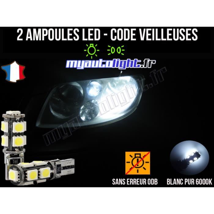 Pack veilleuses à led blanc xenon pour VOLKSWAGEN TOURAN