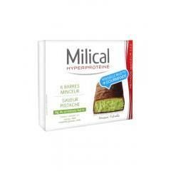 Milical Barres Minceur Hyperprotéinées Pistache 6 Unités