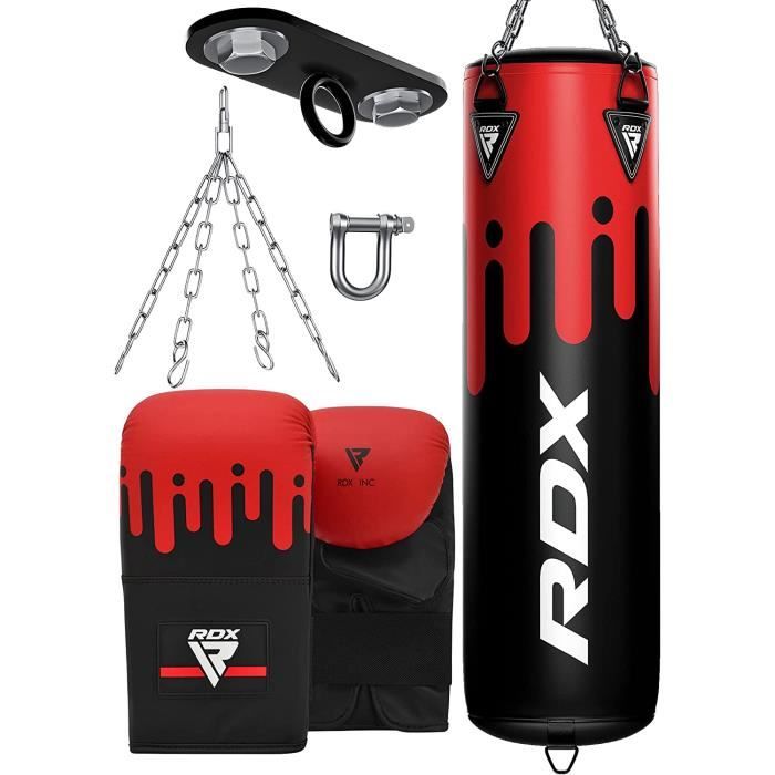 Sac De Frappe De Boxe 25 Kg ArtSport - Suspendu, Avec Chaîne Acier 4 Points Et Pivot - Pour Boxe, Kickboxing, Entraînement à Domicile