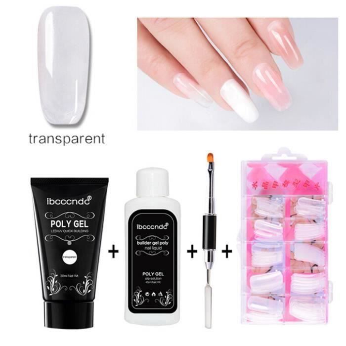 SA Poly Gel Nails durable Faux liquide Double-end Brosse à ongles Pusher Dead Set peau @coniada10313 - SABCK0119A0519