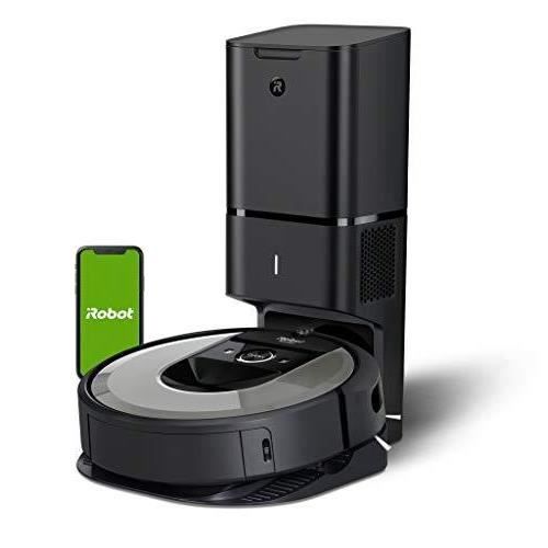 iRobot - Aspirateur Robot - Roomba i7556 Connecté avec Système d Autovidage et Aspiration Surpuissante - Brosses en Caoutchouc