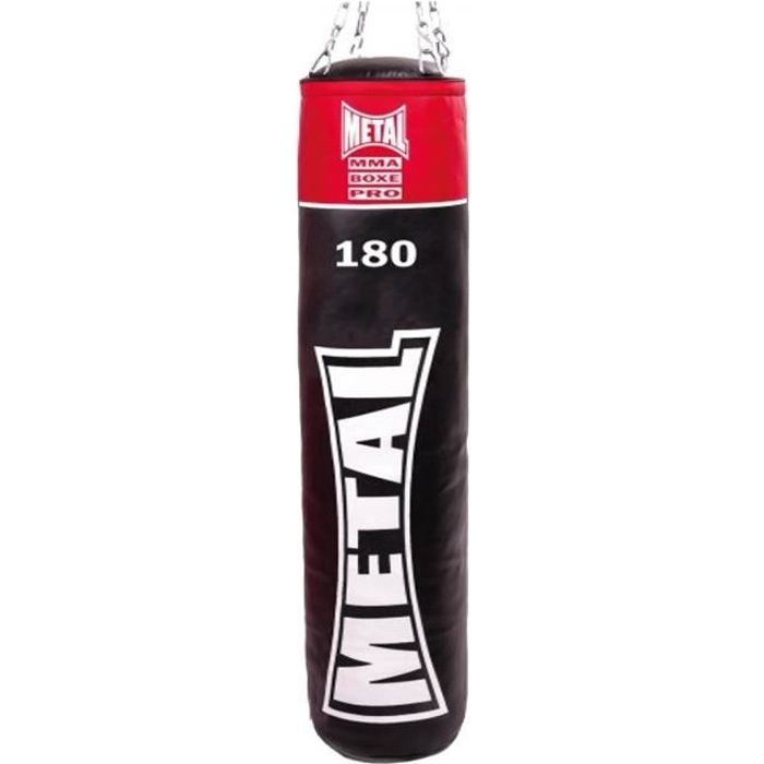 METAL BOXE Sac de frappe Plein Club Line 180 - Noir