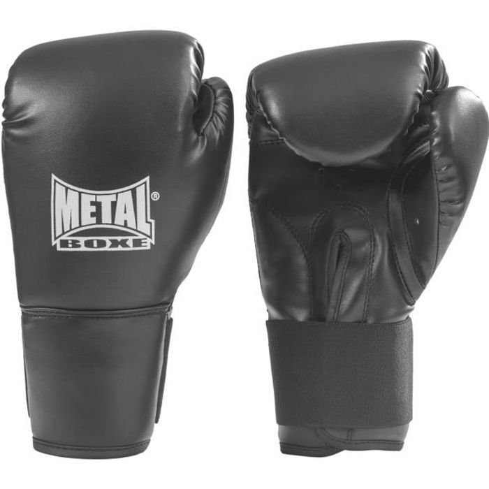 METAL BOXE Gants Baby Boxe - Noir et Rouge