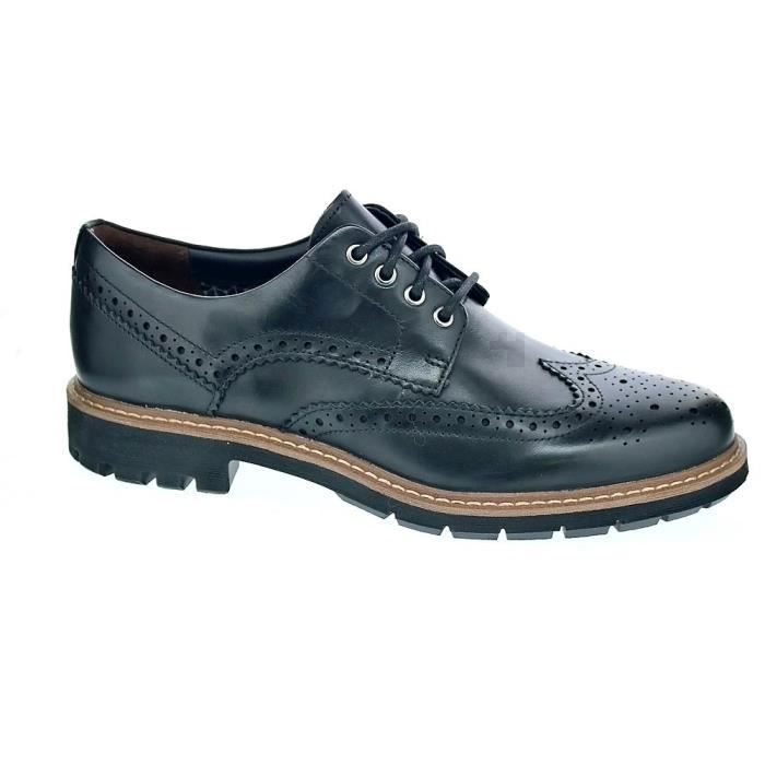 Chaussures à lacets - Clarks Batcombe Wing Blk Homme Noir