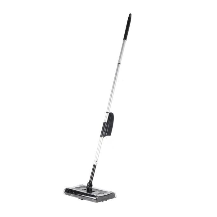 Balai Electrique Sweeper Balayeuse Sans Fil Balai Rechargeable Sans Fil Maison Bureau Nettoyage Noir