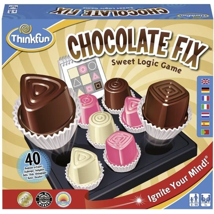 CHOCOLATE FIX Jeu de casse-tête Ravensburger - 1 joueur et plus - 8 ans et +