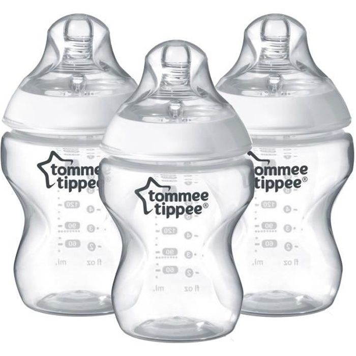 Tommee Tippee Closer To Nature Biberon Lot de 3 x 260ml