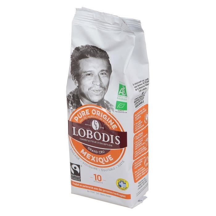 Café moulu Mexique Bio Equitable LOBODIS 250g