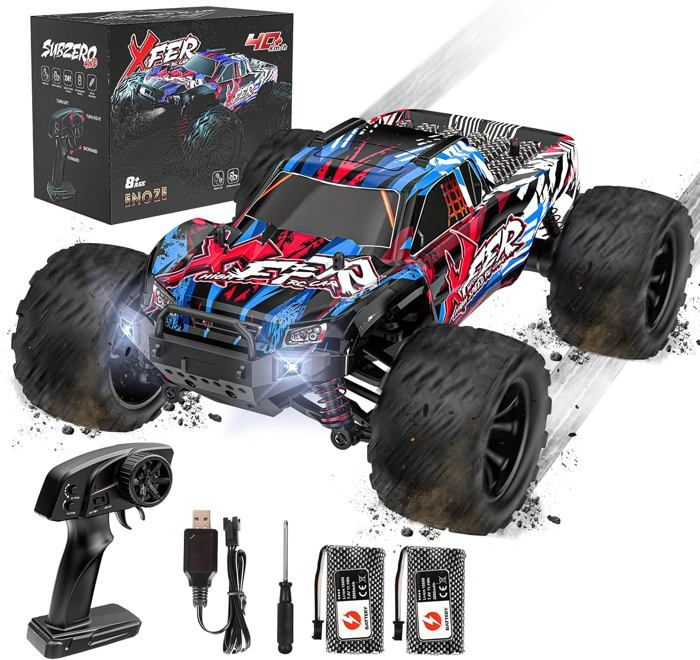 Voiture Télécommandée 1:16 Tout Terrain - 50 Km/h, 2.4 GHz, 4WD - Moteur Balais, Châssis Nylon - Pour Adultes Et Adolescents