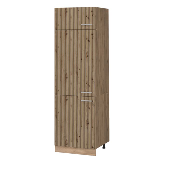 Armoire pour frigo R-Line 60cm Chêne Artisan/Chêne de force doré Vicco 49141
