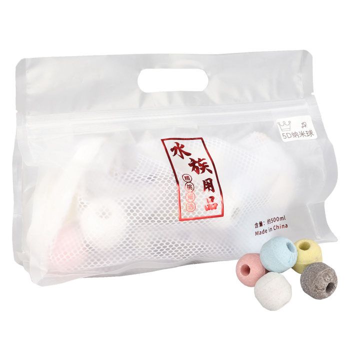 Comparer les prix de Bio Ring Balls Filtre à eau en céramique biologique purifiant l'eau pour aquarium 650 g