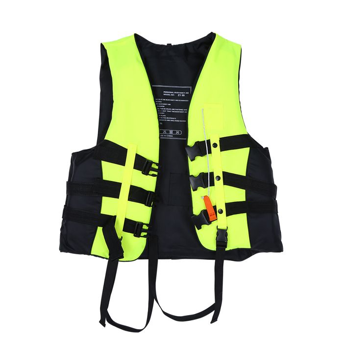 Comparer les prix de Gilet de sauvetage universel en mousse pour enfants, gilet de sécurité pour le ski nautique (vert M)