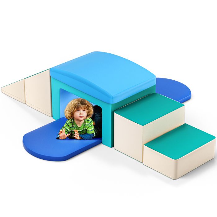 Parcours Motricité Bébé – Blocs D’Escalade En Mousse Soft Play, Couleur, 6 Pièces – Pour Tout-Petits 1 An+