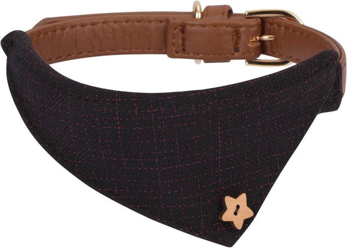 Comparer les prix de Collier en cuir pour animaux de compagnie, châle triangulaire à carreaux, style cravate pour chiens, chats et petits animaux