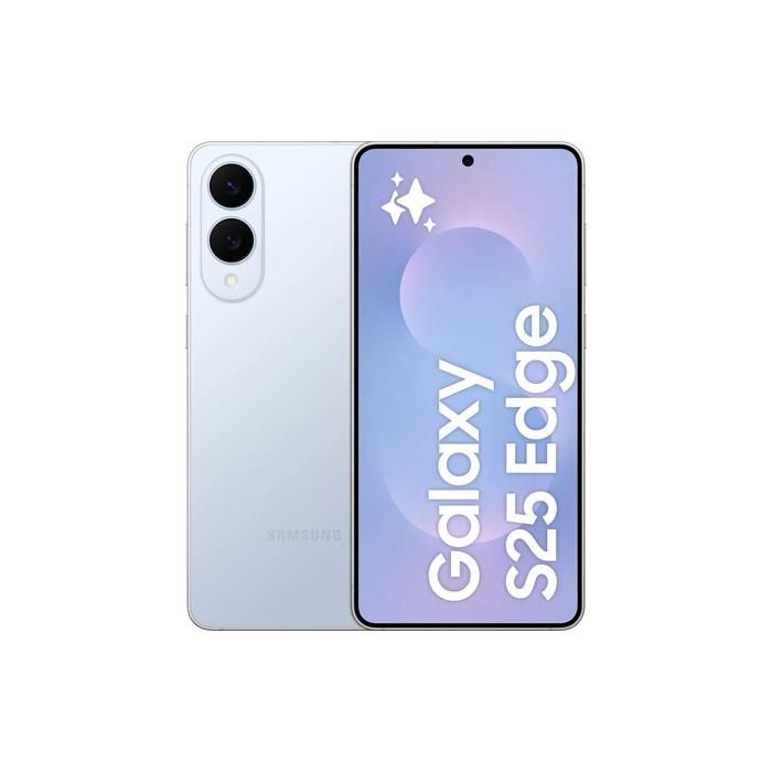 Smartphone - SAMSUNG - Galaxy S25 Edge - 256 Go - 12 Go RAM - 5G NR - Bleu