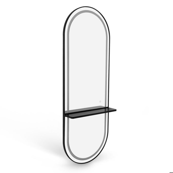 Barberpub Miroir Mural Avec éclairage, Grand Miroir Avec