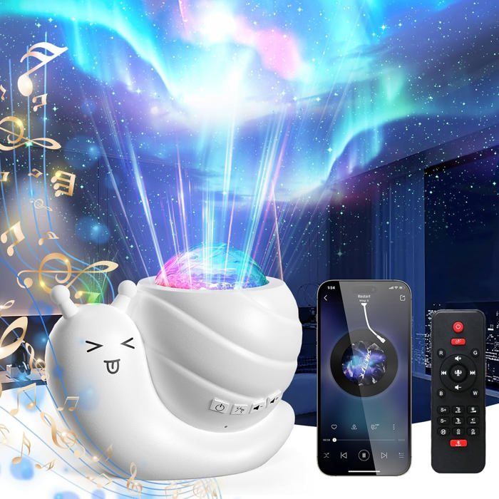Projecteur - XVX - Ciel Étoile - Télécommande - 15 Couleurs - Rechargeable USB