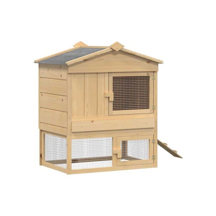 vidaXL Poulailler 75 x 60 x 89 cm Bois de pin massif