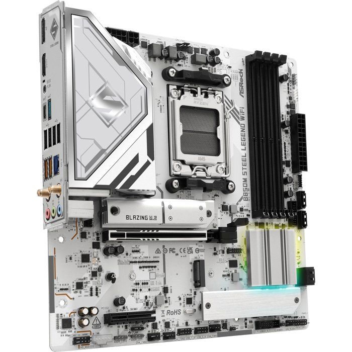 Carte mère - ASROCK - B850M Steel Legend WiFi - Socket AM5 - DDR5 - WiFi 7