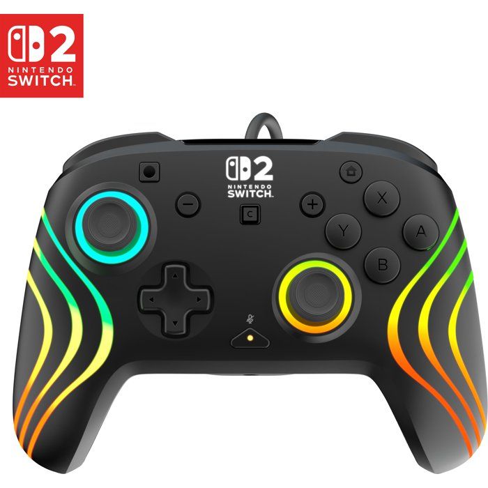 Turtle Beach Afterglow Wave Manette de gaming RGB filaire Sous licence officielle pour Nintendo Switch 2 - vue 4