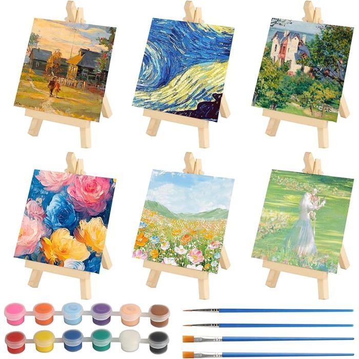 10 Pièces Pinceau Pinceau En Laine Peinture Pour Les Enfants Costume