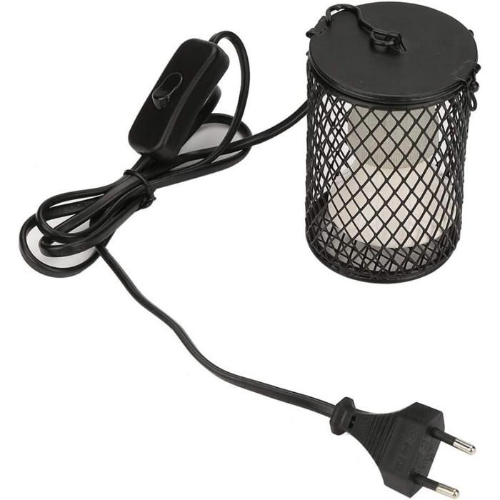 Lampe chauffante pour reptiles terrarium lézard dragon barbu chauffage animaux éclairage ajustable