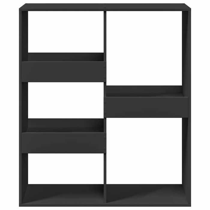 MEUBLE DE SEJOUR Noir - MODE Cloison de séparation - noir 100x33x115 cm bois ingénierie Nettoyer facile_09_1806
