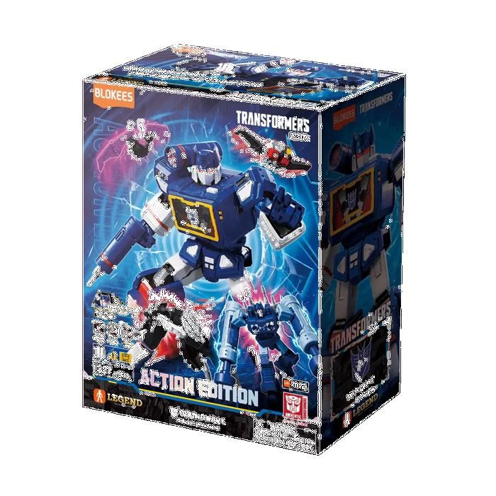 Blokees Transformers Action Edition 03 Soundwave – Maquette Articulée 327 Pièces 20 cm – Kit Officiel à Assembler – 14 Ans+