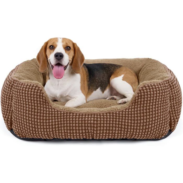 Panier pour chien medium - lavable et antidérapant 63 x 53 x 20 cm - coussin anti-stress chien et chat