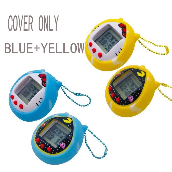 Coque Silicone Pour Jouet Numérique Punirunes - Protection Antichoc Avec Lanière - Jaune Vif