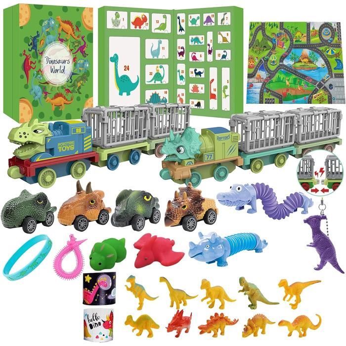 Calendrier De L'Avent - Dinosaure Jouet Calendriers De Noël 2022 DIY