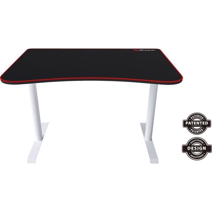 Arozzi Bureau gamer Arozzi ARENA-FRATELLO-WT - blanc/noir - 114x78x725 cm