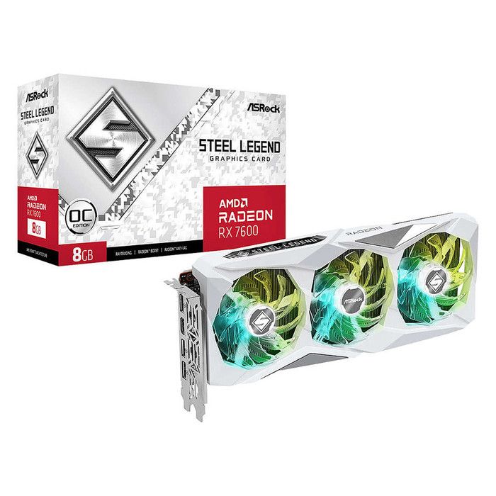 Carte Graphique Asrock Radeon RX 7600 8GB – GDDR6, PCIe 4.0 - vue 6