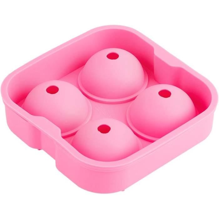 5 Pcs Moules À Glace En Silicone,Bacs À Glaçons Réutilisables Pour