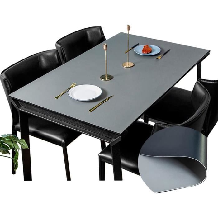 Ruby Lil Nappe Ronde En Cuir Synthétique Imperméable, Résistante Aux Taches Et Facile à Nettoyer Pour Salle à Manger, B, 50 Cm