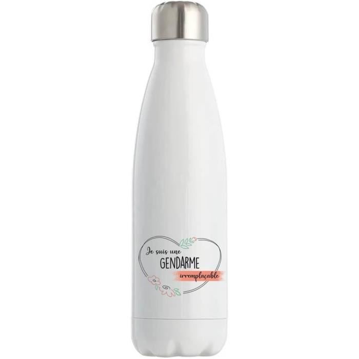Gourde Isotherme Gendarme Femme Irremplaçable Idée Cadeau Gourde