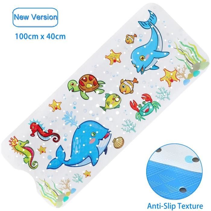 Quadrat Tapis De Douche Anti-dérapants Tapis De Bain Avec Ventouse