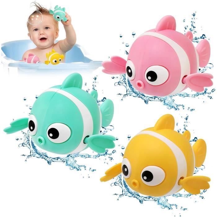 Jouet de Bain Bébé - Jouet de Bain à Remonter pour Bebe - Multicolore - 12 mois et plus
