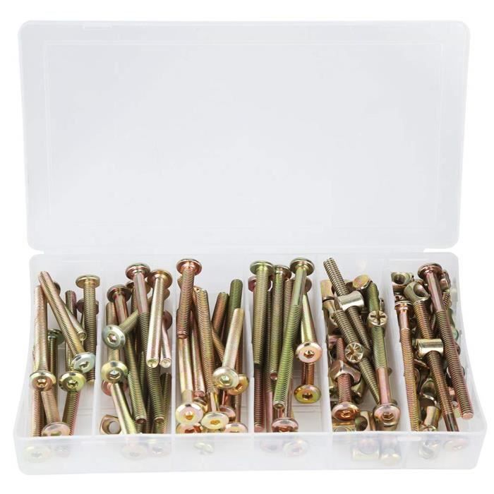 Boulons Hexagonaux En Acier Carbone Galvanisé M6 - Longueurs De 50mm à 330mm - Pour Bricolage, Assemblage