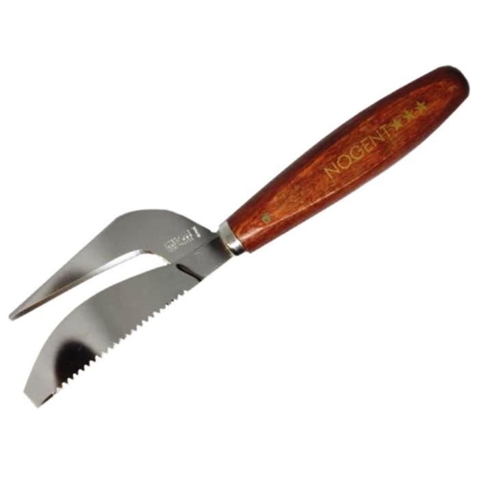 Ecailleur à Poisson Vitecaille Nogent En Inox - Ustensile De Cuisine Ancien