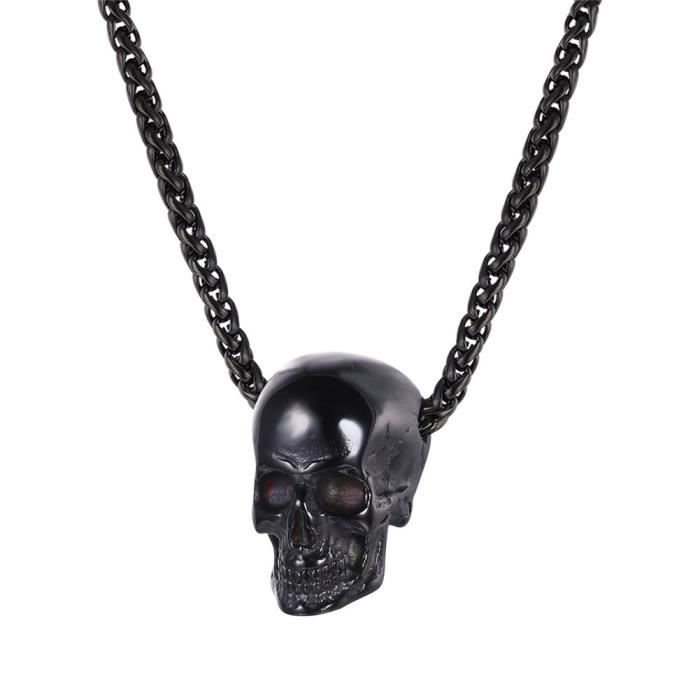 Bijoux homme sales tete de mort